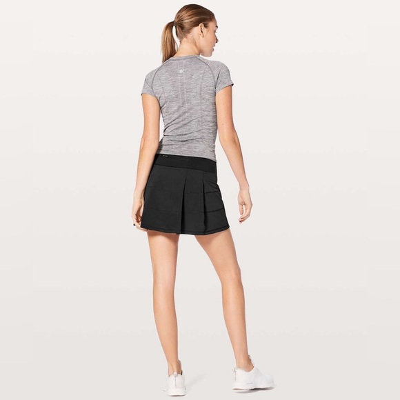 Lululemon Pace Rival Skirt (Tall) *4-way Stretch 15" ~ Black - Picture 3 of 11